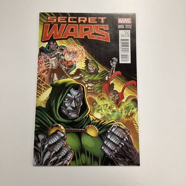 Secret Wars #5 2015 NM Pat Broderick Variant Dr. Doom