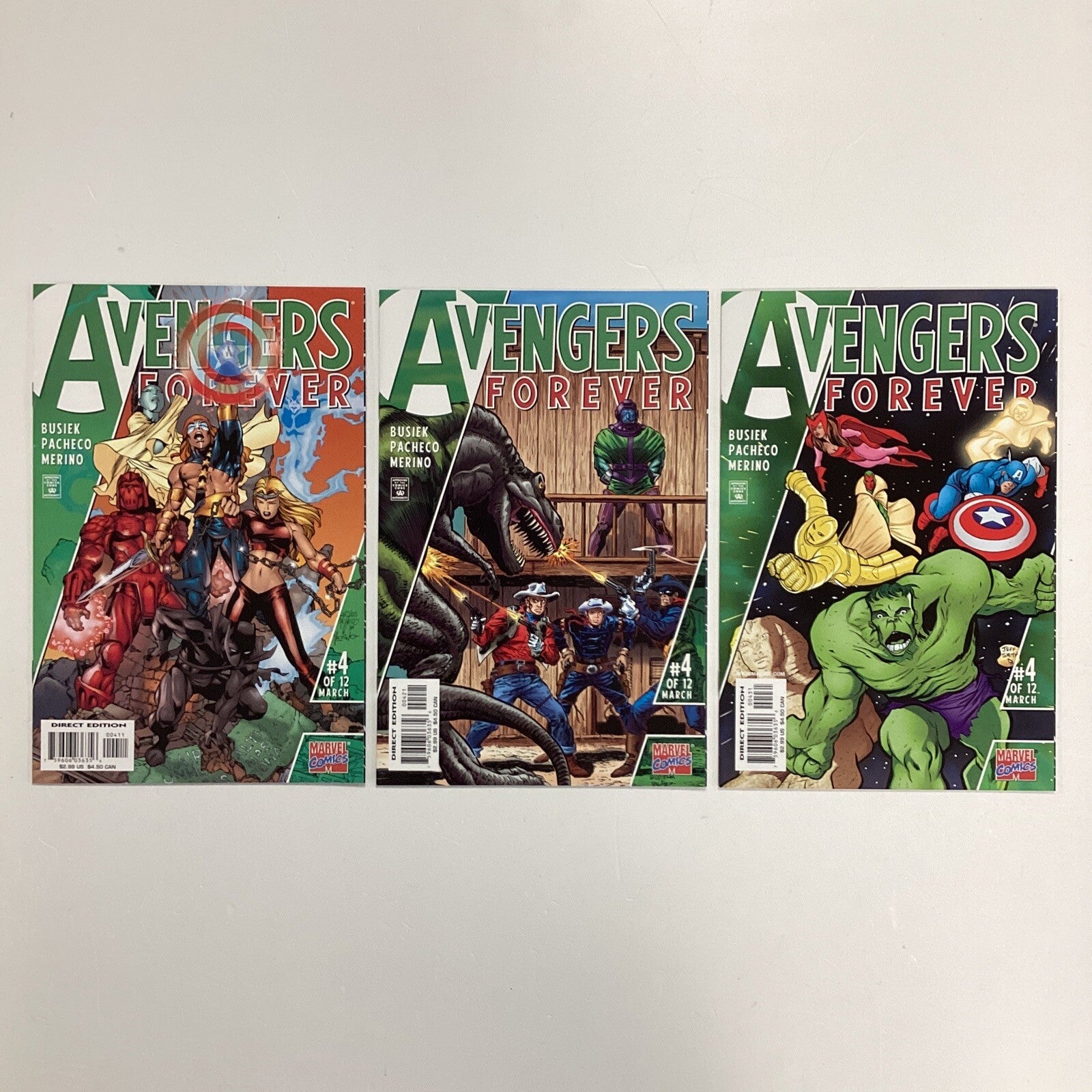 Avengers Forever #1-12 1998 Approx VF to VF/NM  Complete Set **4 variants of #46