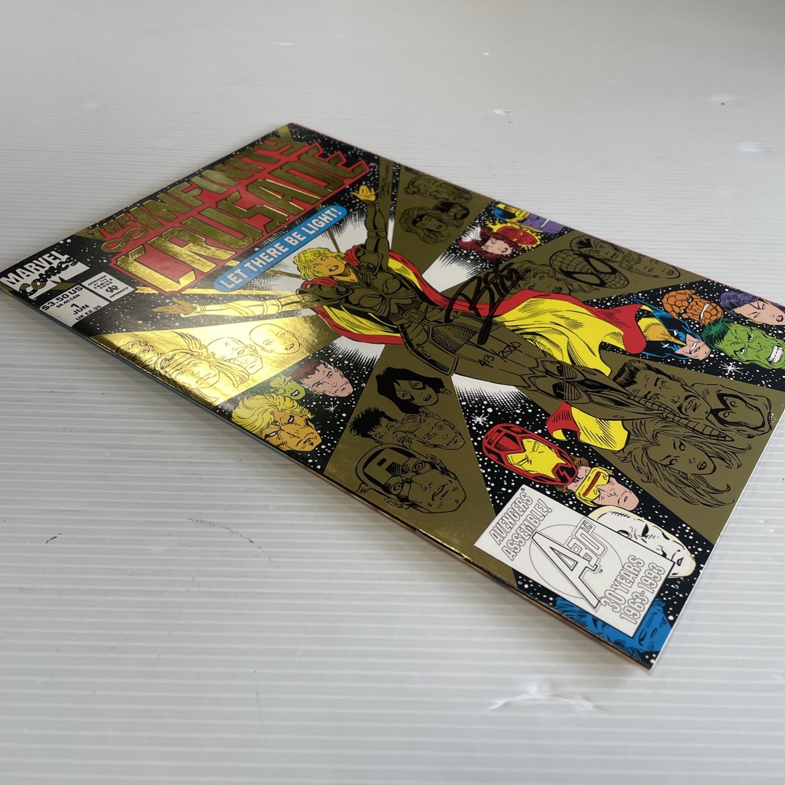 The Infinity Crusade #1 1993 Signed Ron Lim DF CoA3