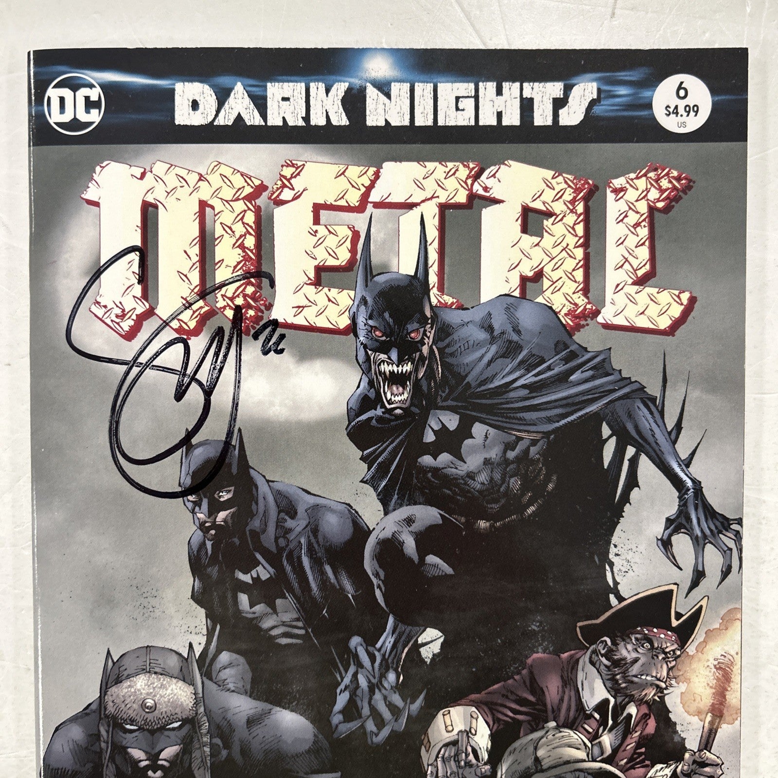 Dark Knights Death Metal #6 2018 NM Signed Scott Snyder *Signed at Thoughtbubble1