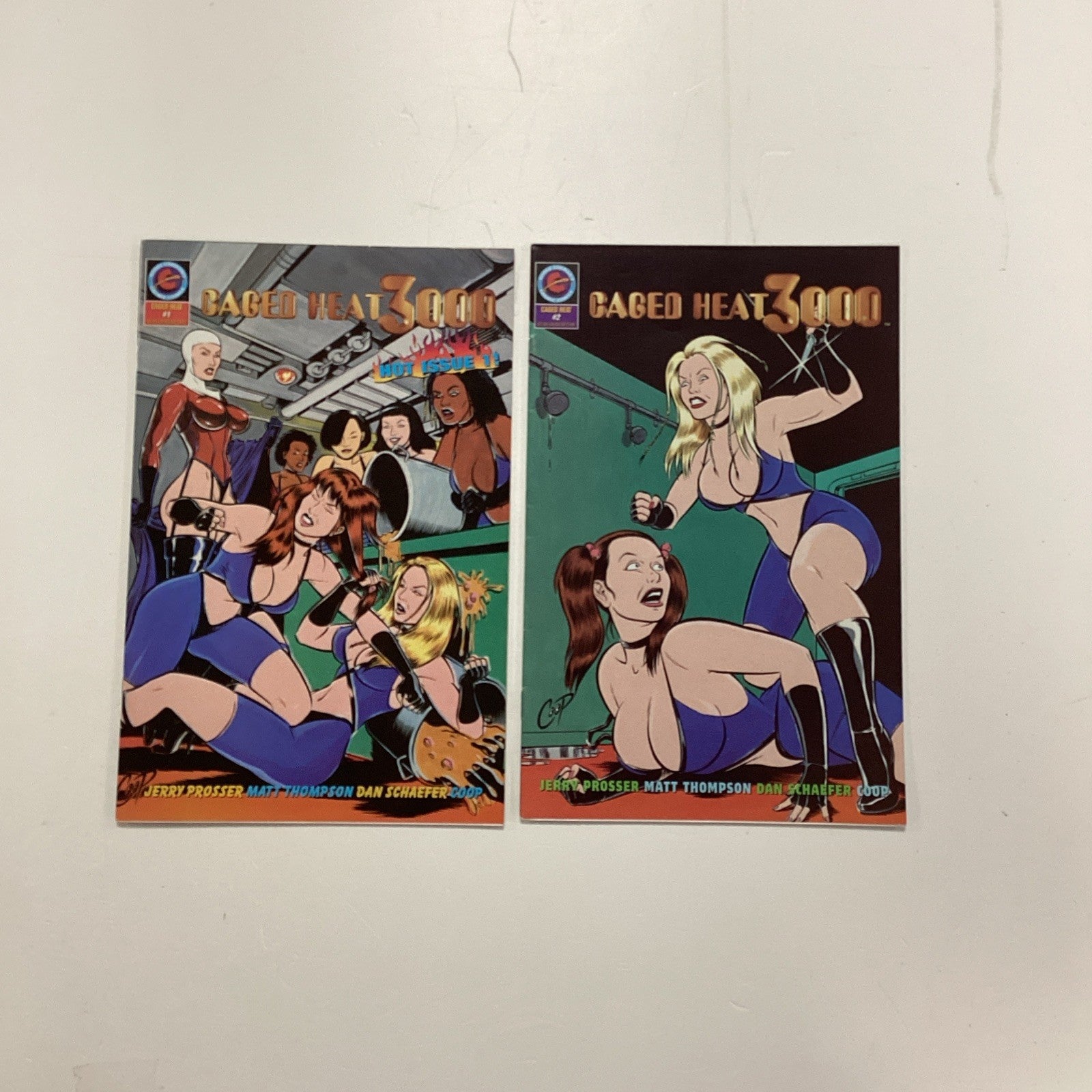 Caged Heat 3000 #1 & #2 1995 VF/NM0