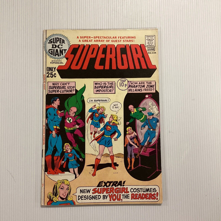 Giant Supergirl #24 1971 VG/FN