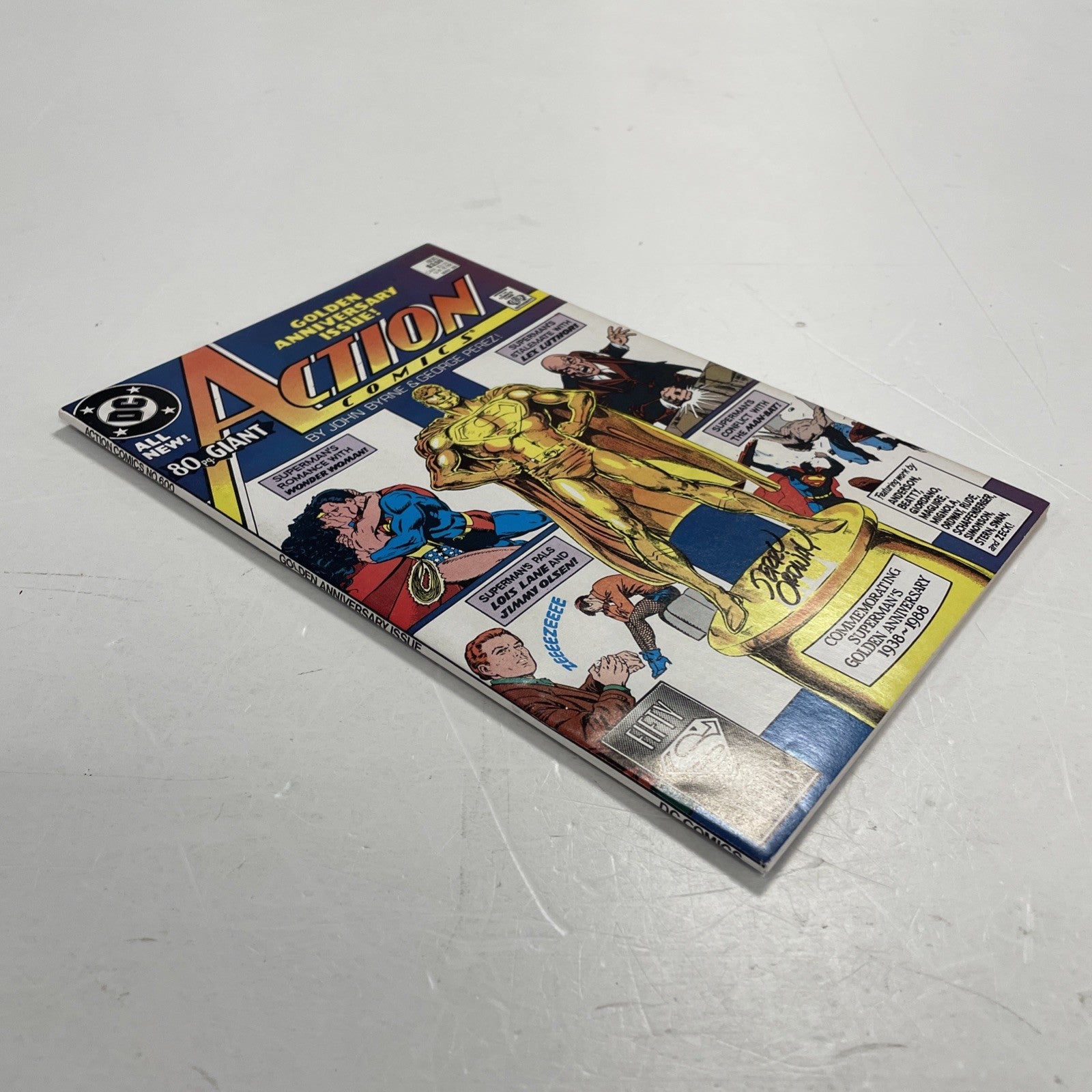 Action Comics #600 1988 Signed Jerry Ordway at NYCC 20063