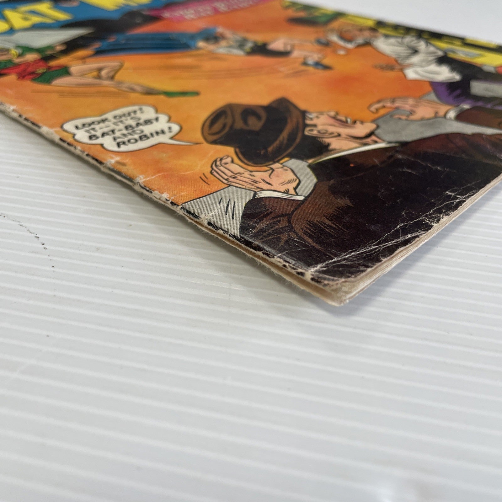 Batman #147 1962 GD+ Pence Stamp **80mm tear in front cover4