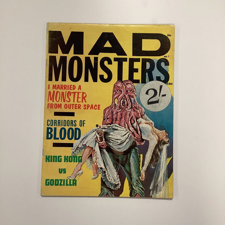 Mad Monsters #7 1964 VG+ Charlton Comics Pence Sticker **Rusted Staples