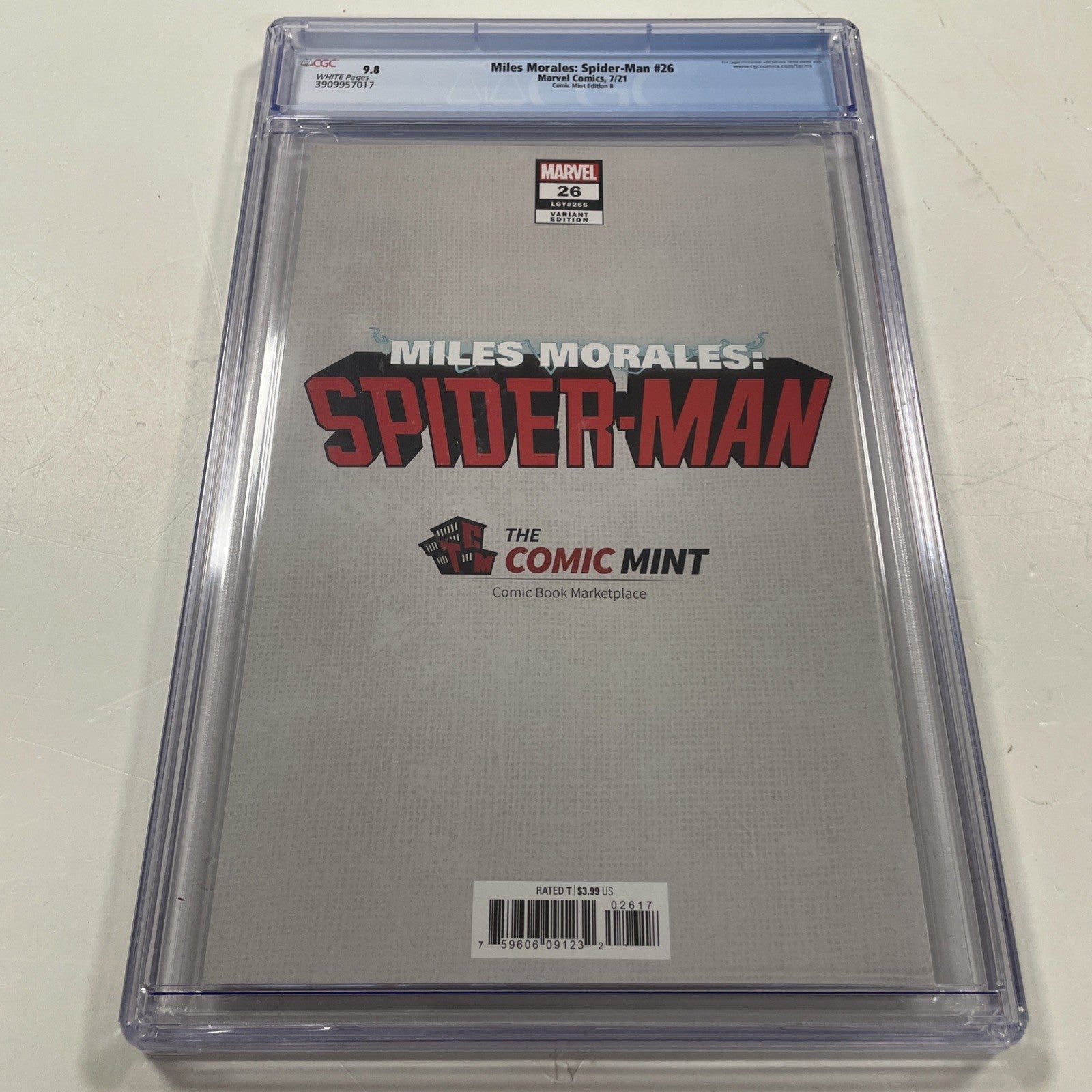 Miles Morales Spider-Man #26 2021 CGC 9.8 Skan Srisuwan Mint Virgin Variant5