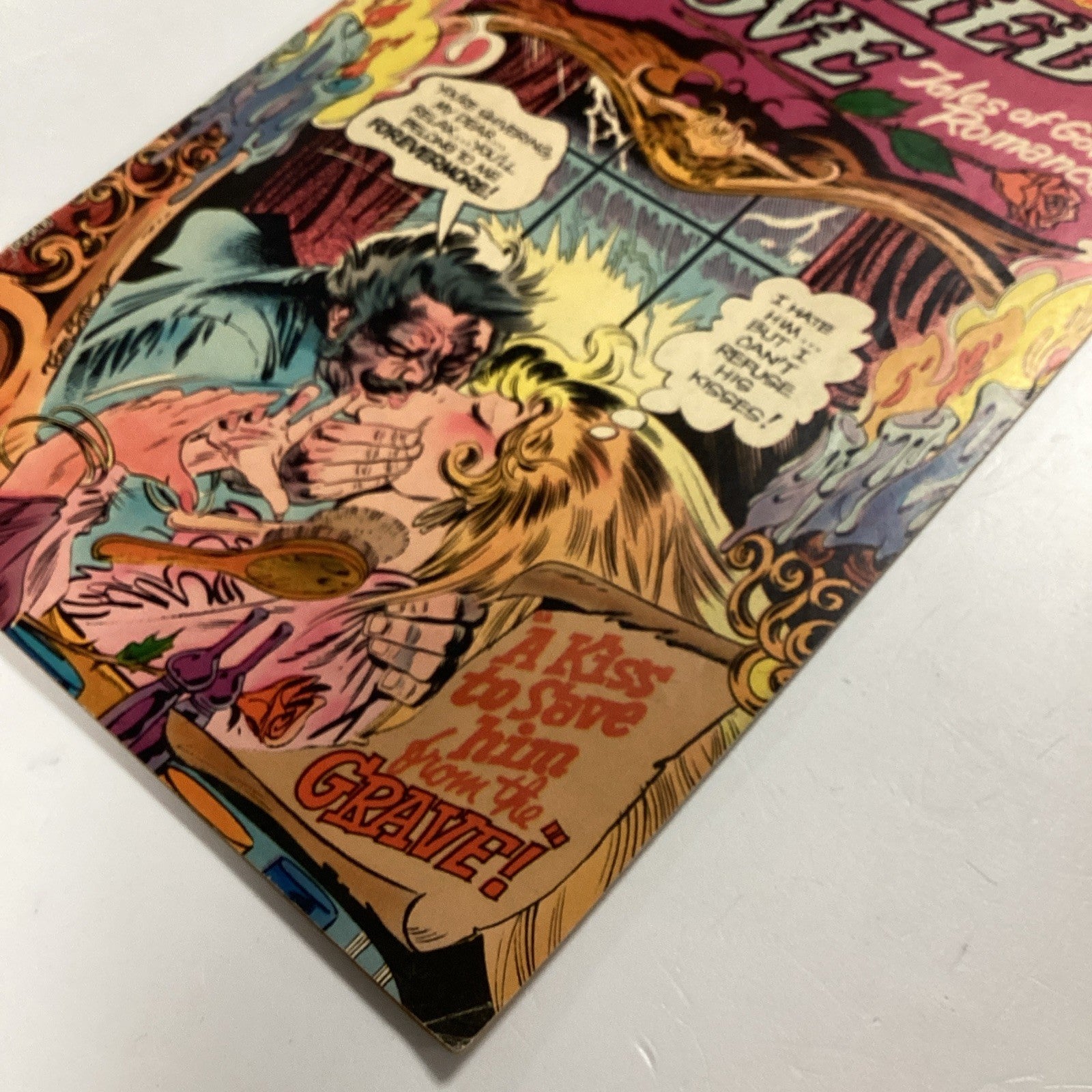 Haunted Love #1 1973 VG Charlton Comics Pence Stamp5