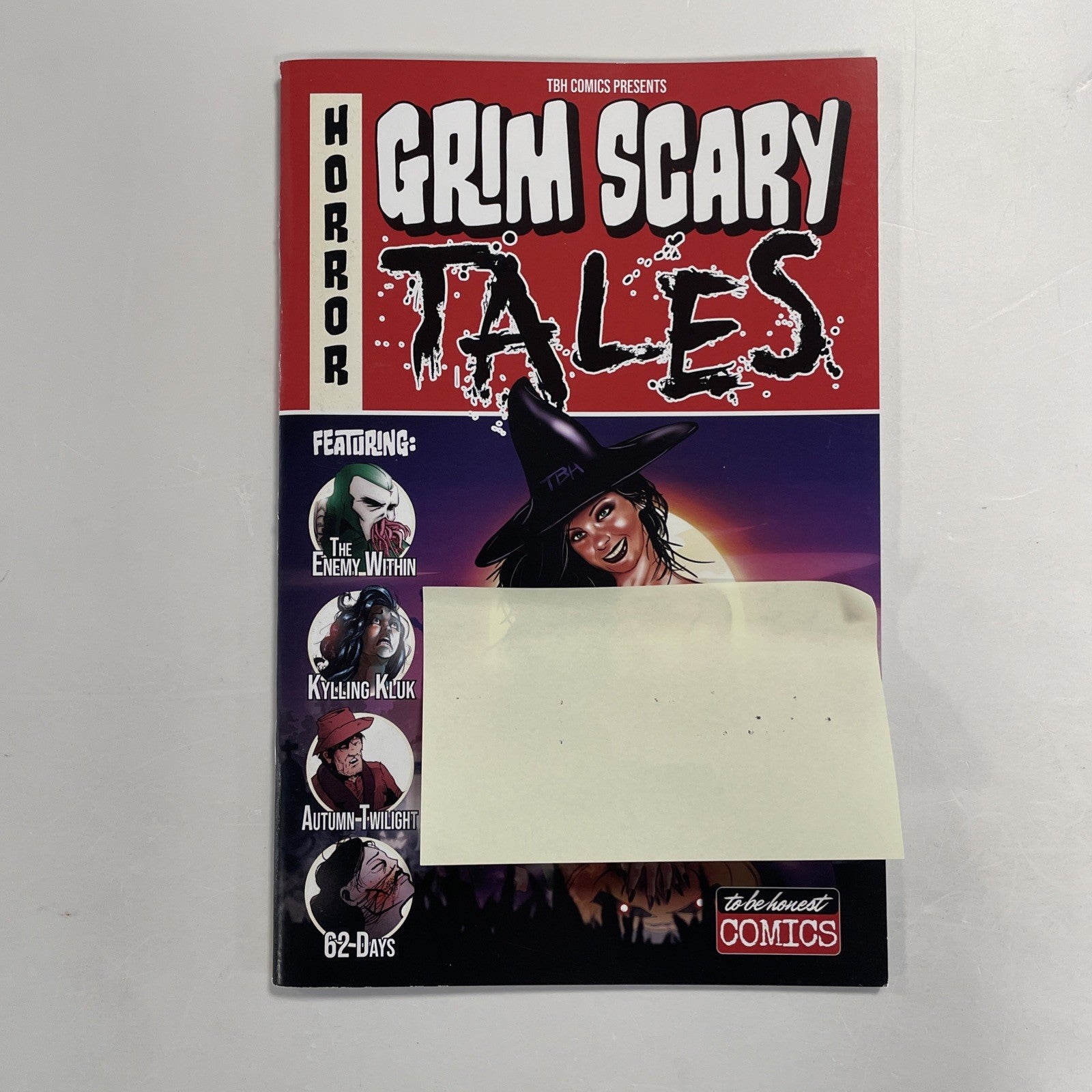 Grim Scary Tales 2023 VF/NM One Shot UK Indie Independent TBH Comics Cover C0