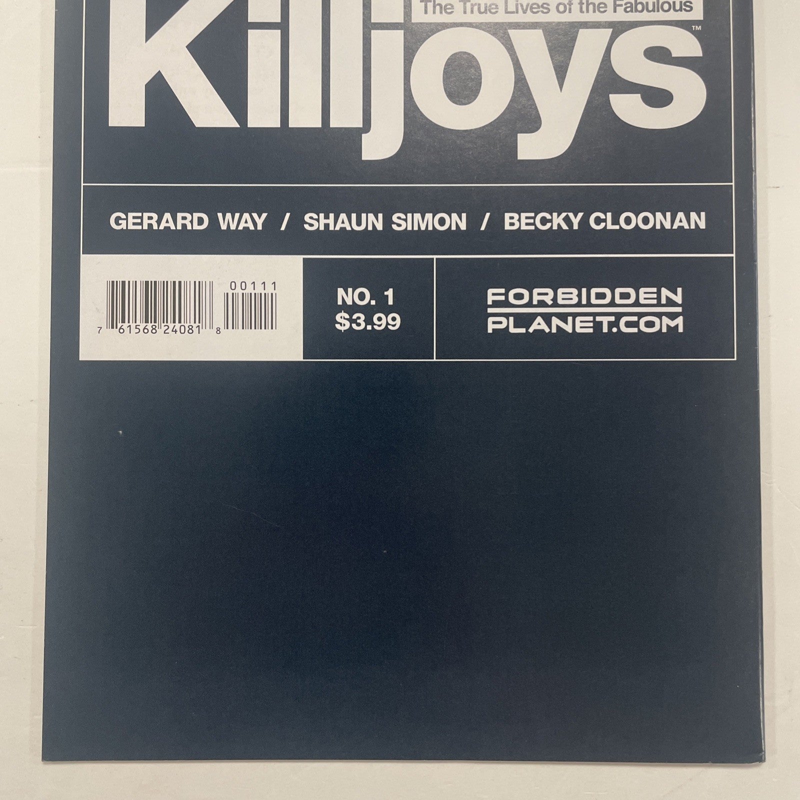 True Lives Of The Fabulous Killjoys #1 2013 VF Forbidden Planet Variant **6