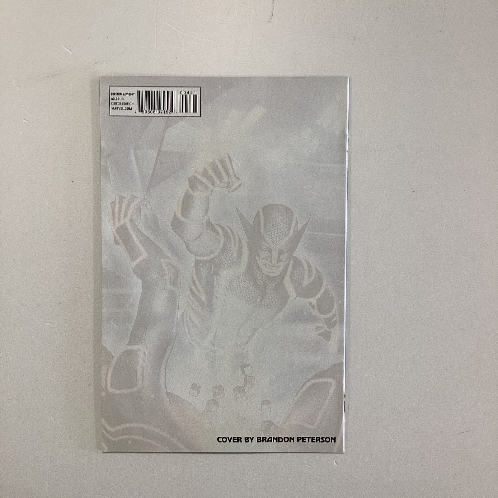 Wolverine #4 2011 NM 1:15 Brandon Peterson Tron Variant Cover5
