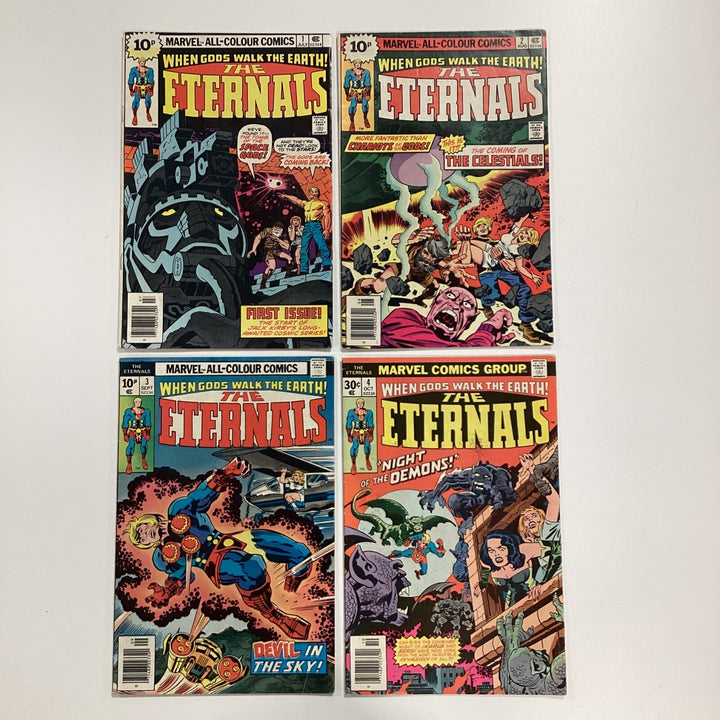 The Eternals #1-19 & Annual 1976 Mid grades Cents & Pence copies0