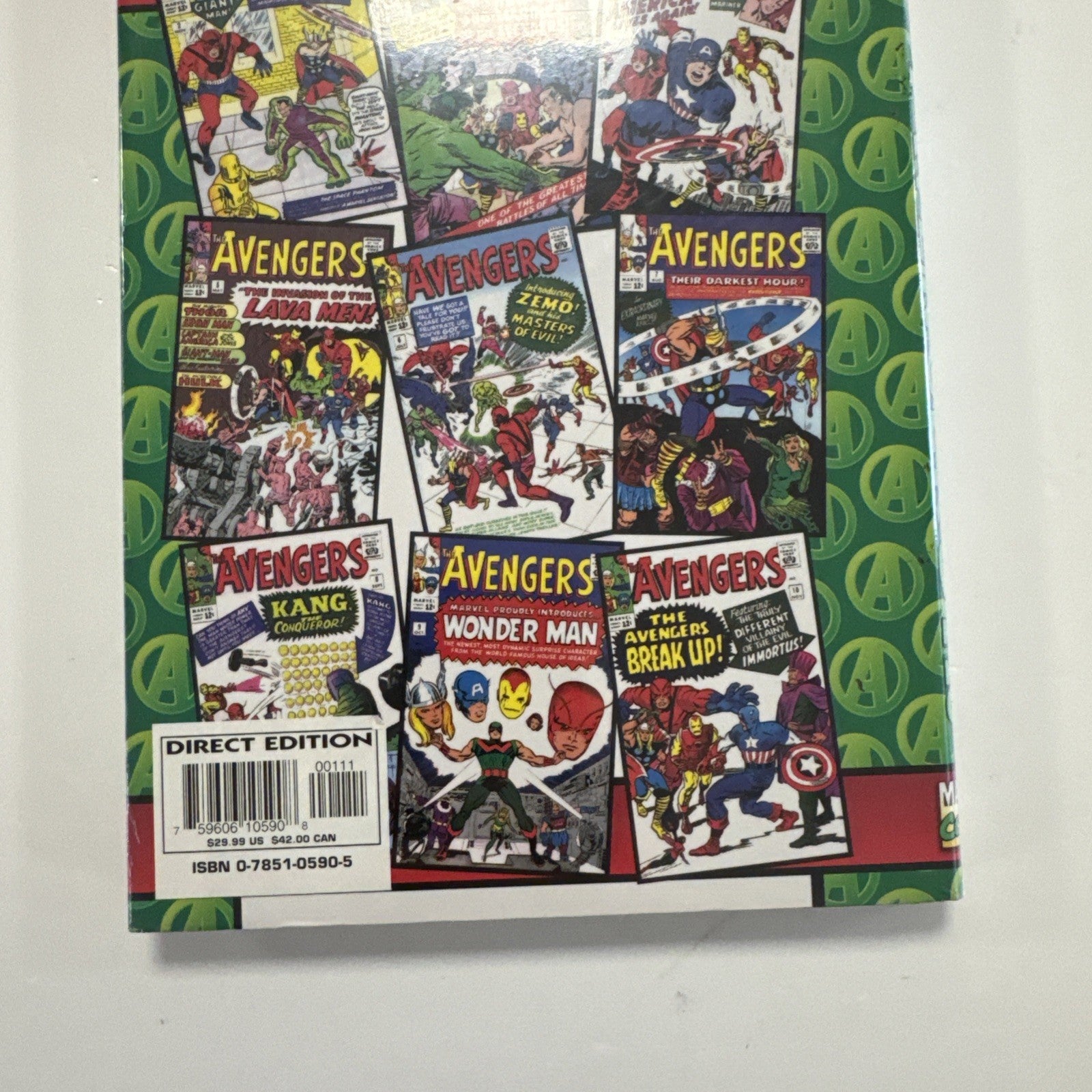 Marvel Masterworks The Avengers #1-10 1997 Hardcover NEW & SEALED8