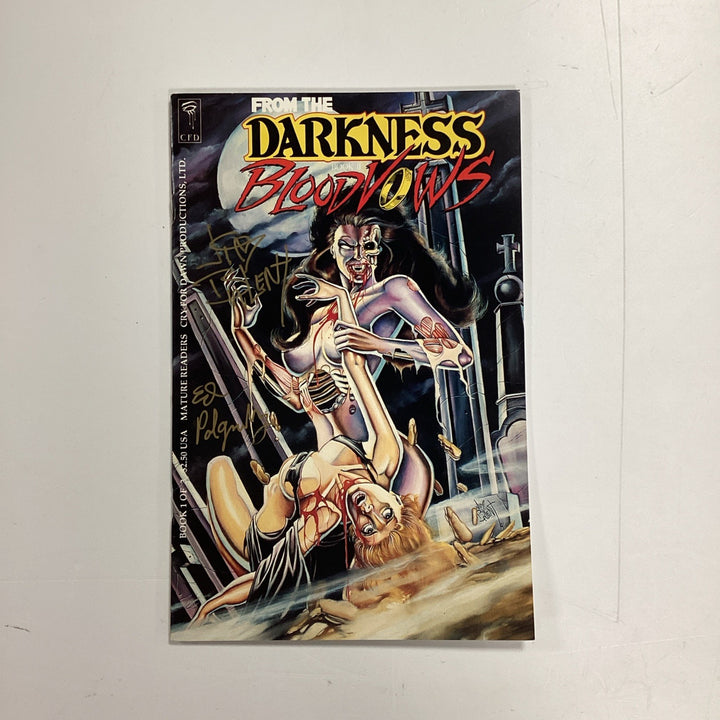 From The Darkness Blood Vows #1 1992 Signed By Balent Ed Polgardy0