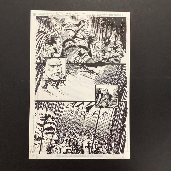 Original Artwork for Thunderbolt Jaxon #2 Page 6 By John Higgins 20060