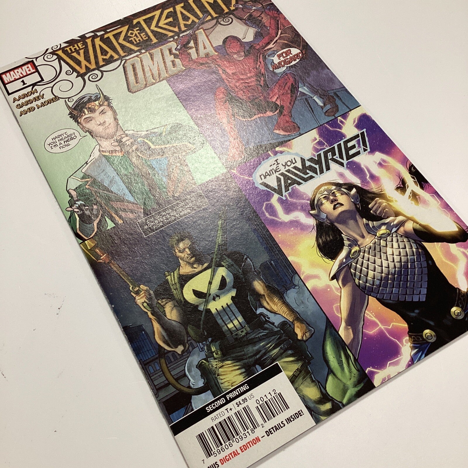 War Of The Realms Omega #1 2019 NM 1st Appearance Jane Foster Valkyrie 2nd Print6