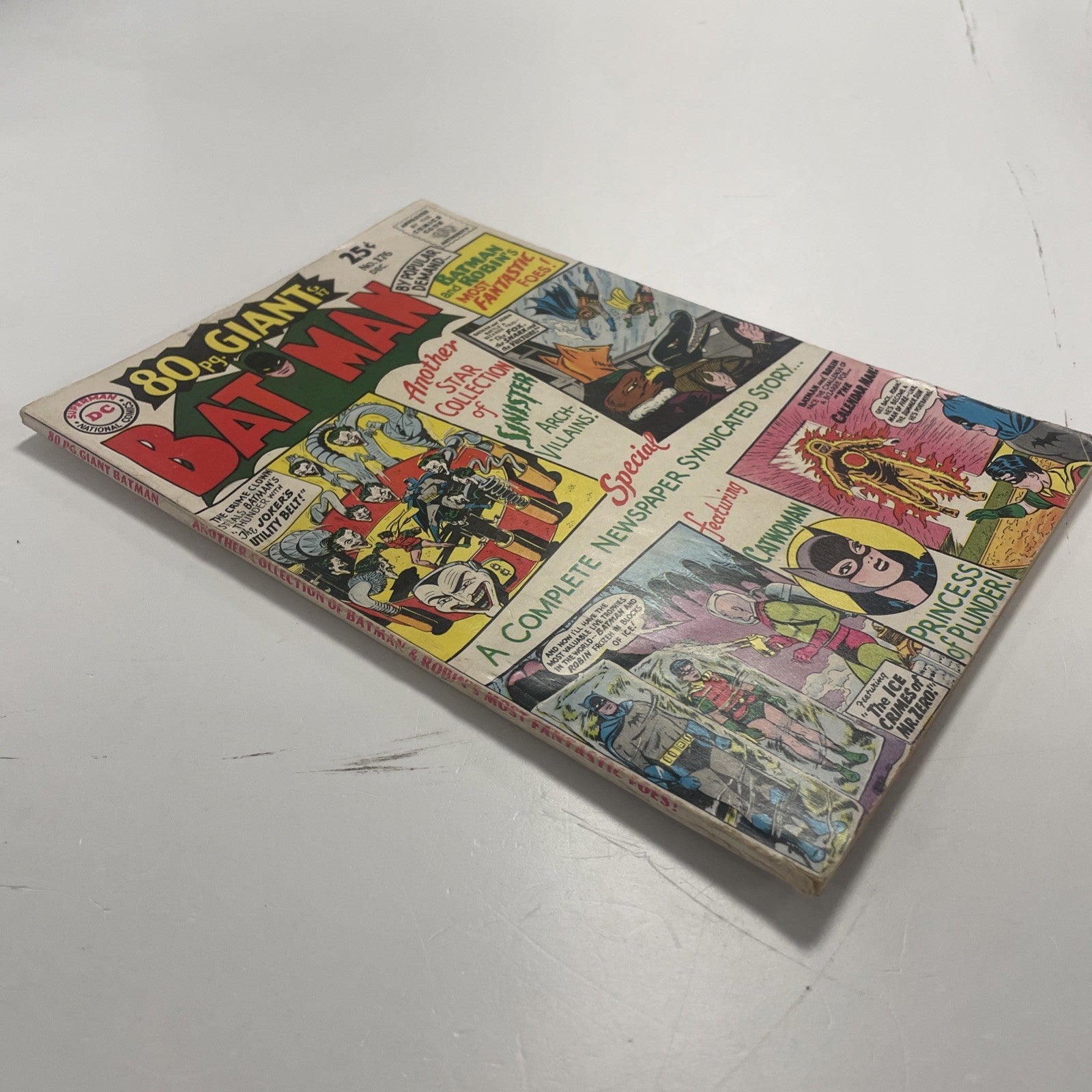 Batman #176 1965 FN- 80pg Giant Pence Stamp3