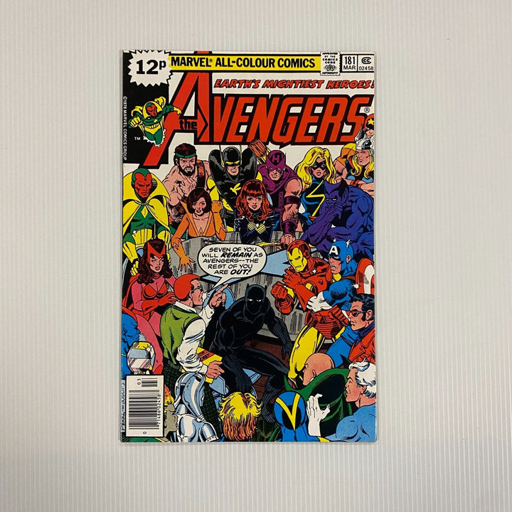 Avengers #181 NM 1979 Raw Comic Pence Copy