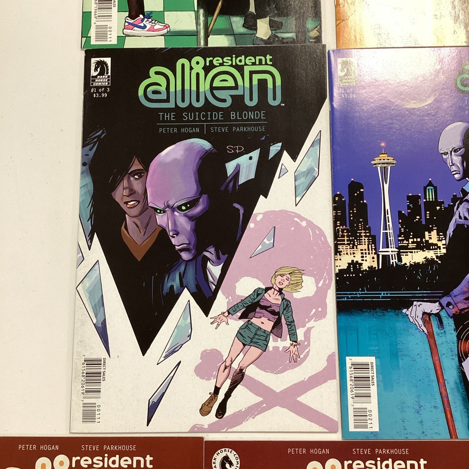 Resident Alien #1-3 2012, Suicide Blone #1-3 2013, Man With No Name #1-4 20164