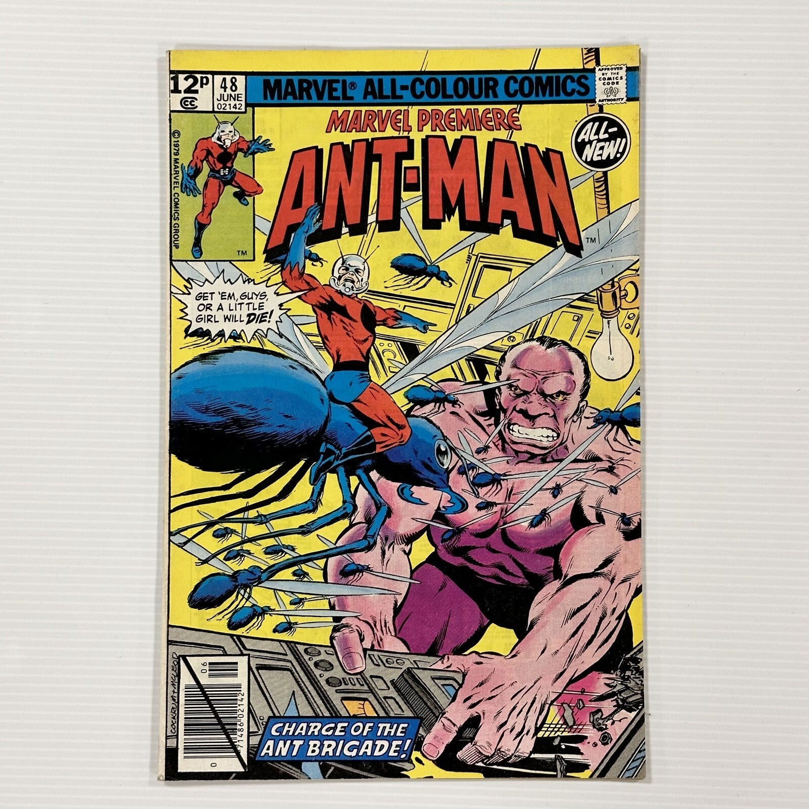 Marvel Premiere Astonishing Ant-Man #48 1979 FN/VF Pence Copy 2nd Scott Lang0