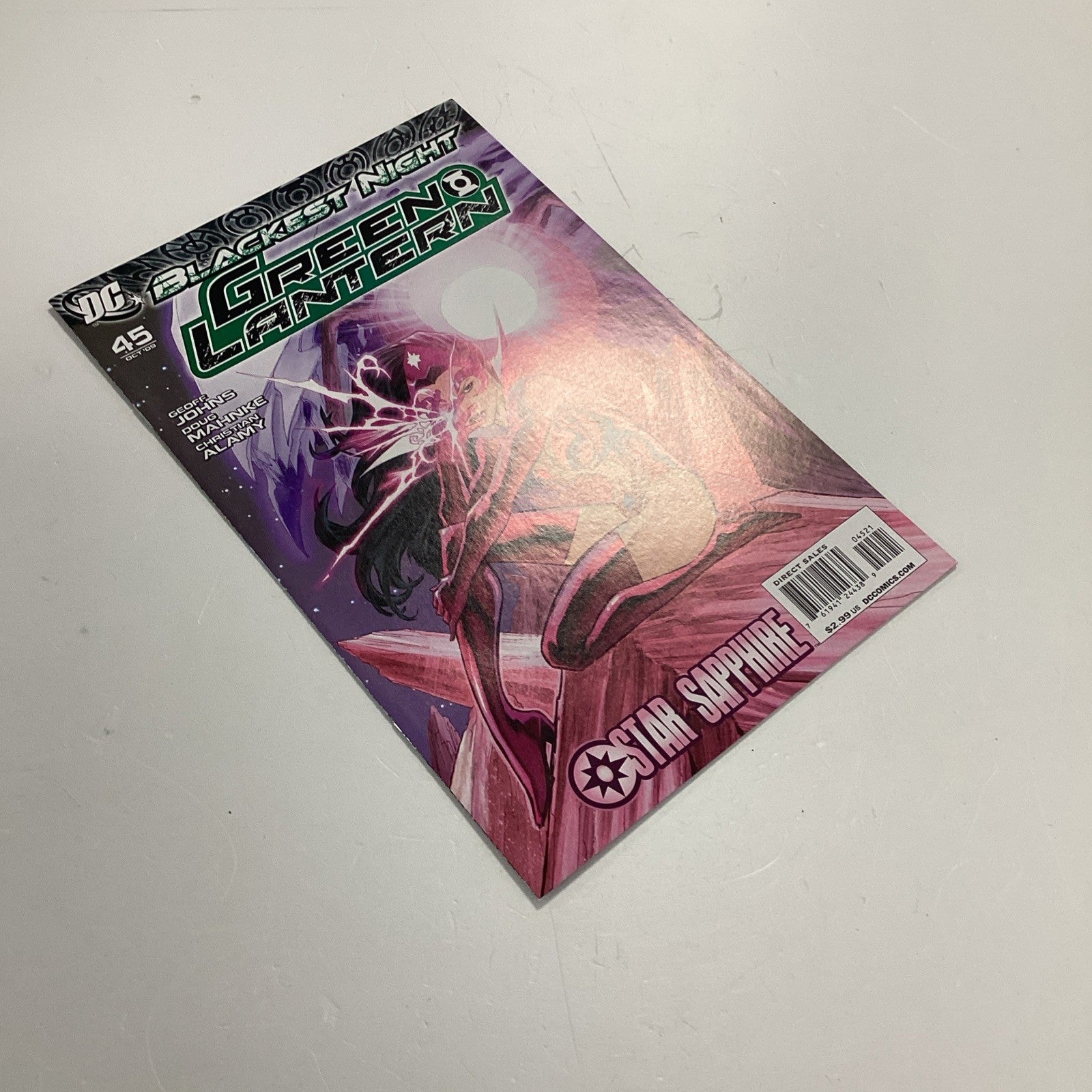 Green Lantern #45 2009 NM- 1:25 Francis Manapul Star Sapphire Sinestro Variant3