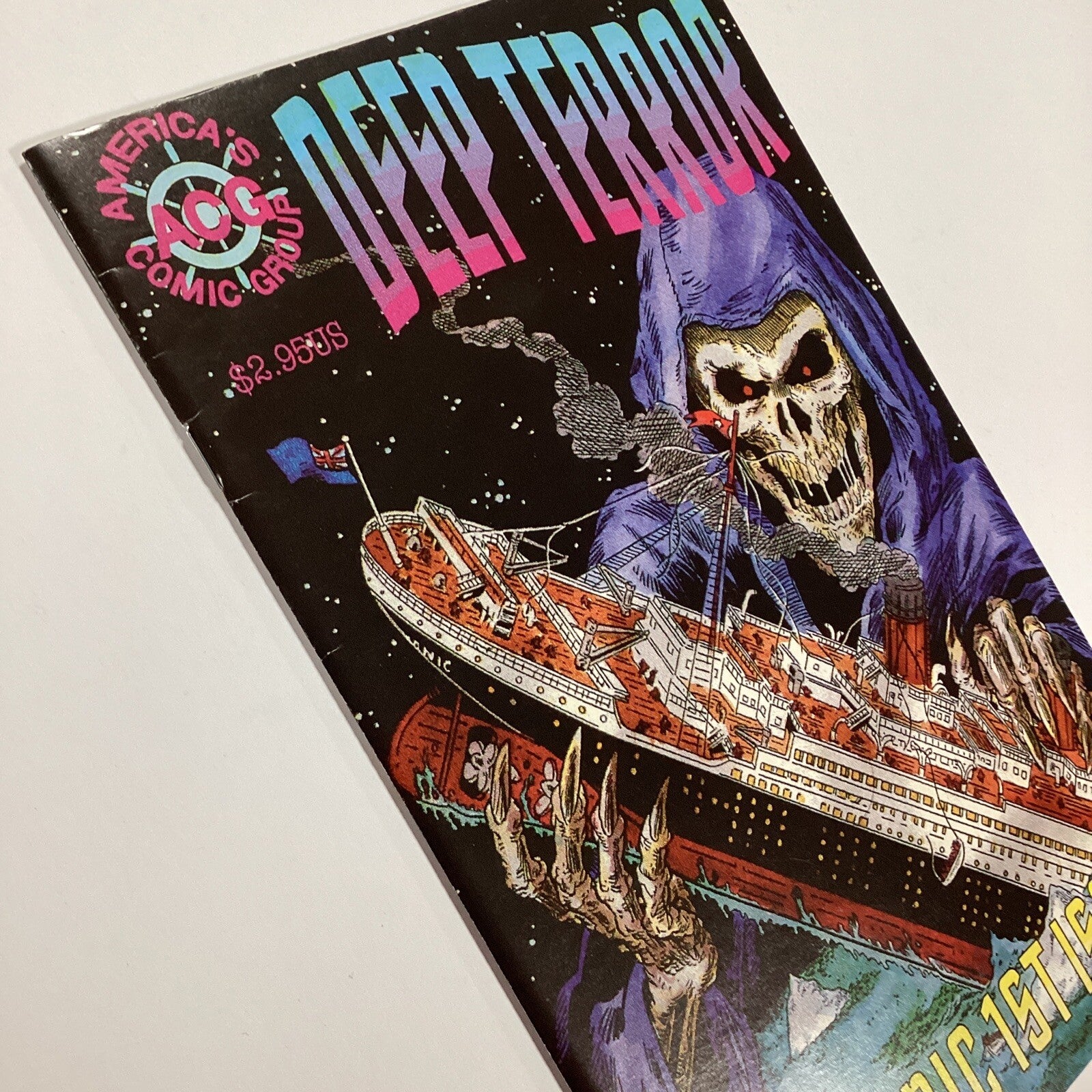 Deep Terror #1 1998 FN+ Ghostly Tales Reprint Titanic Horror ACG Comics6