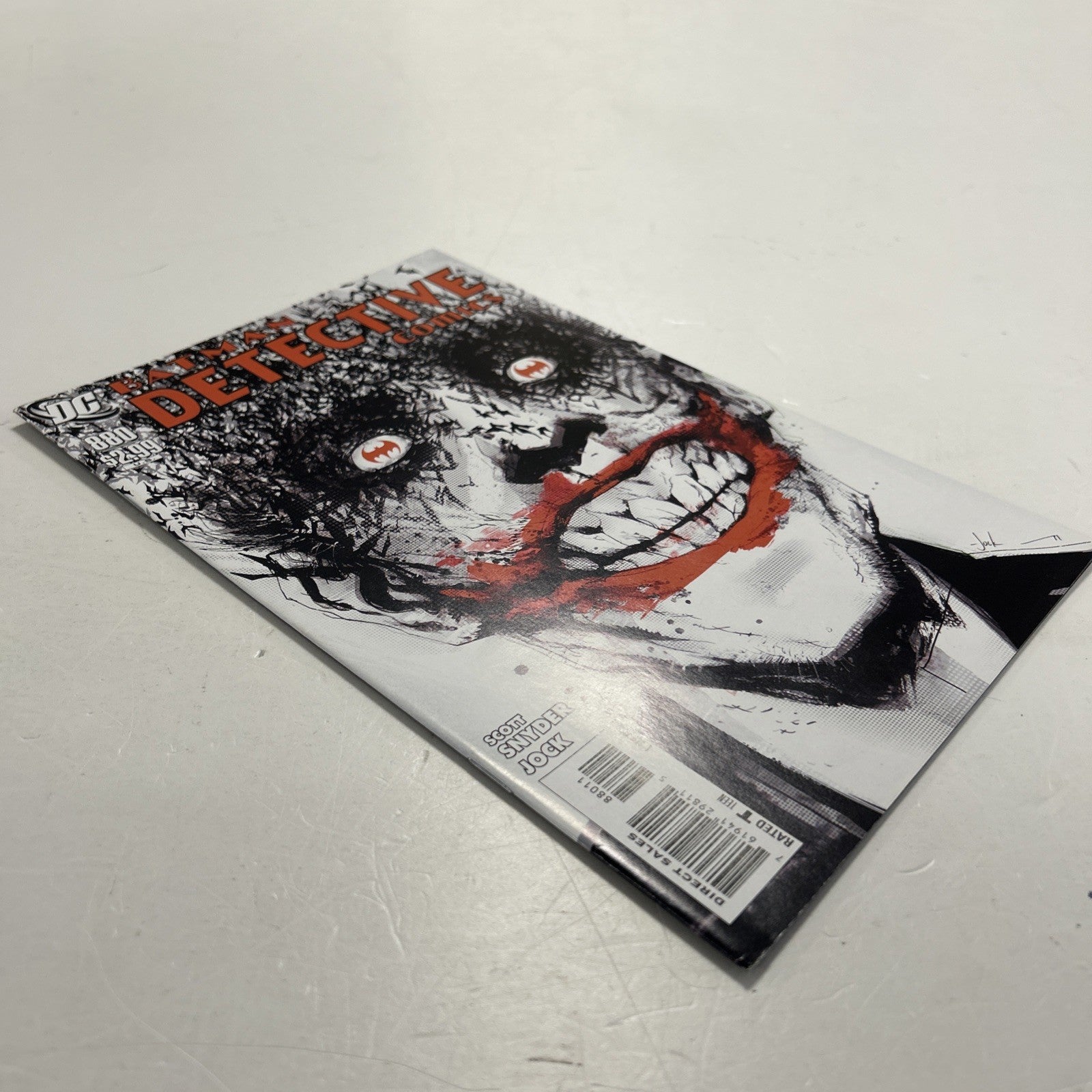 Detective Comics #880 2011 VF+ Classic Joker Cover by Jock3
