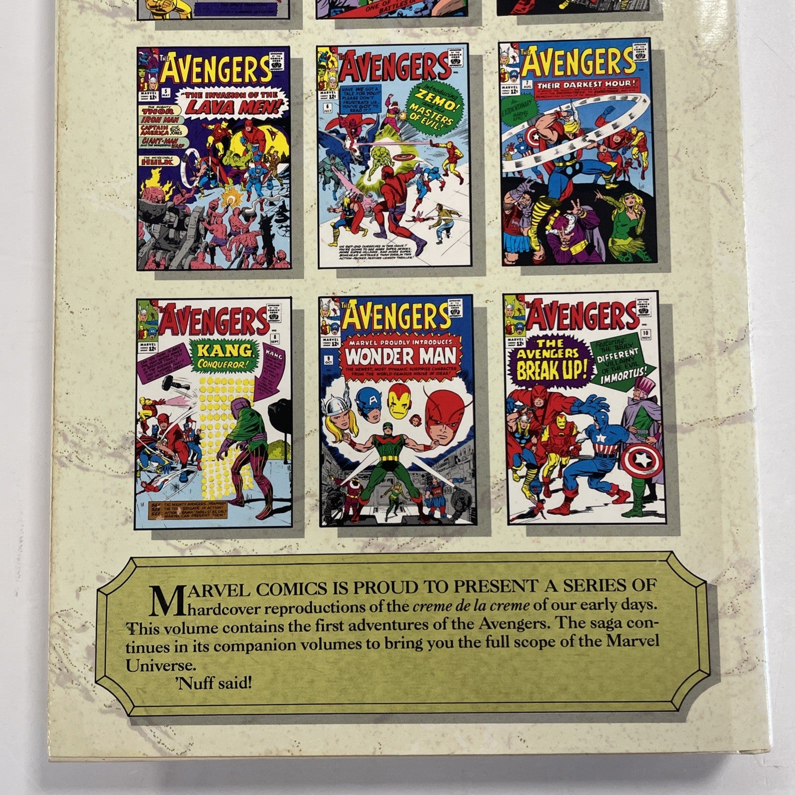 Marvel Masterworks Vol 4 Avengers #1-10 Stan Lee Jack Kirby (Hardback)6