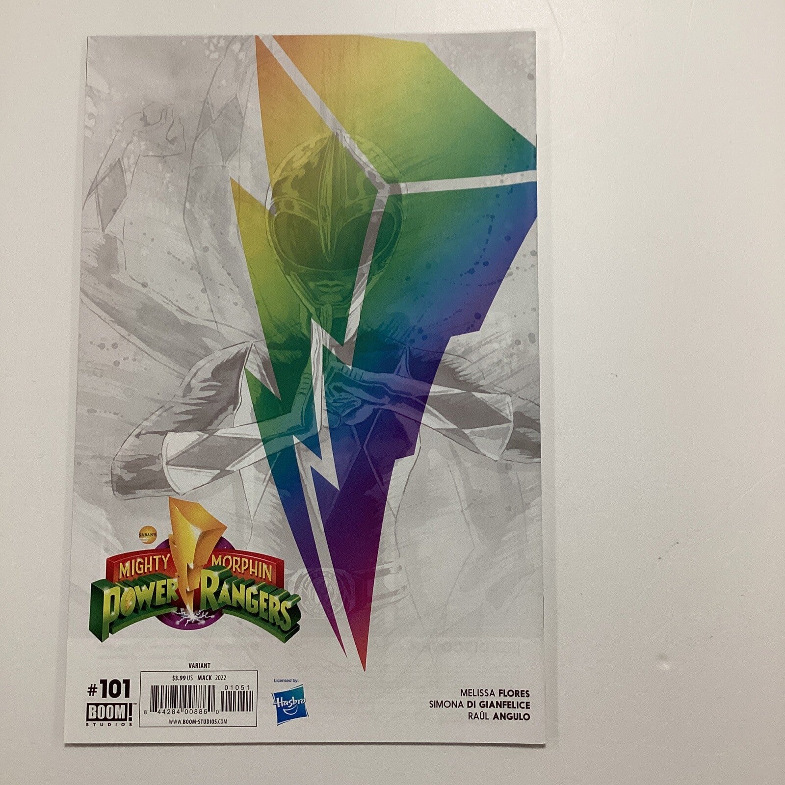 Mighty Morphin Power Rangers #101 2022 NM David Mack 1:50 Pink Ranger Variant7