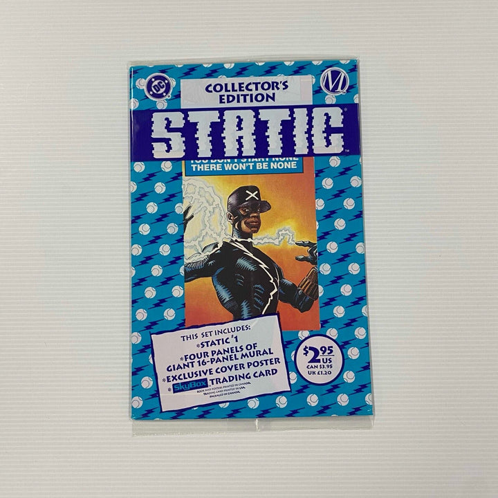 Static #1 1993 1st App of Static Original Sealed Polybag DC Collector's Edition