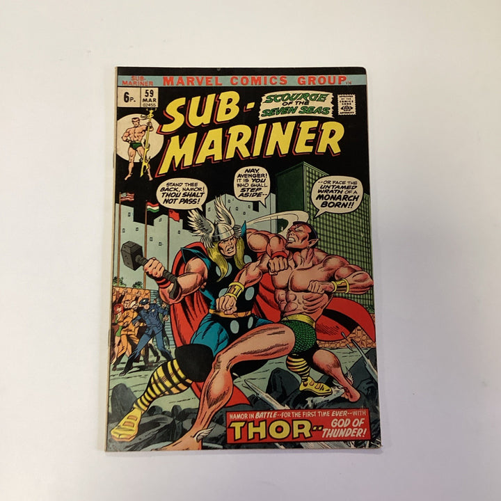 Sub-mariner #59 1972 FN Pence Copy0