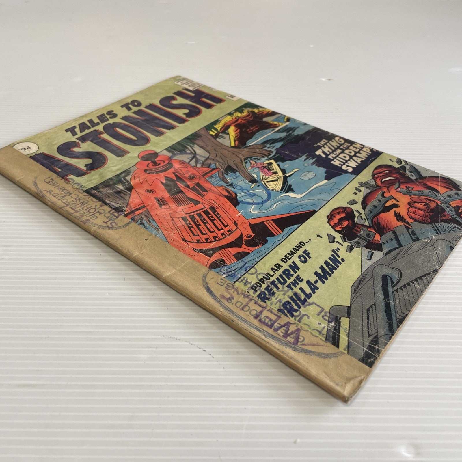 Tales to Astonish #30 1962 Low Grade Reader Copy **Tape on cover, multiple stamp3