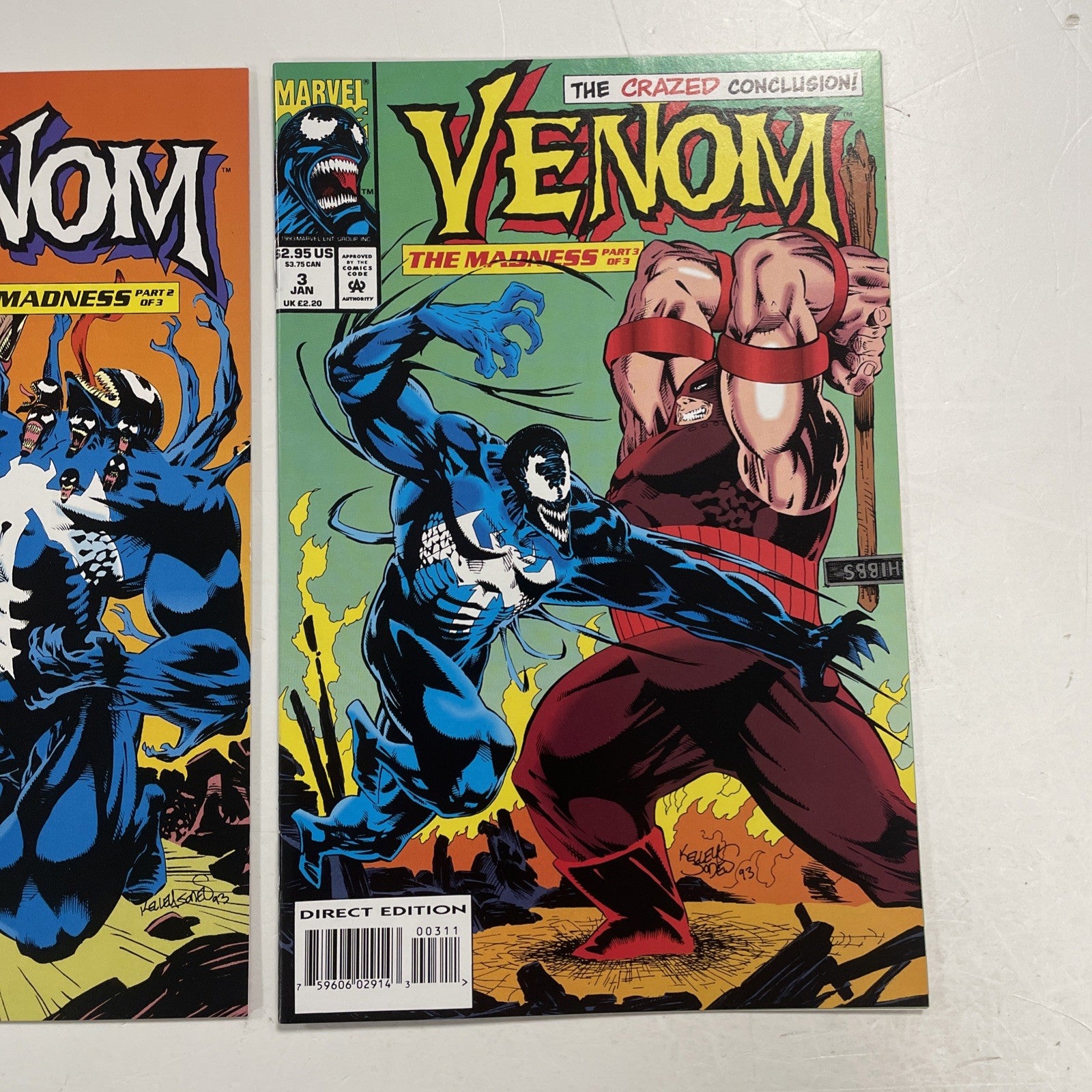 Venom The Madness #1-3 1993 VF/NM Complete Set3
