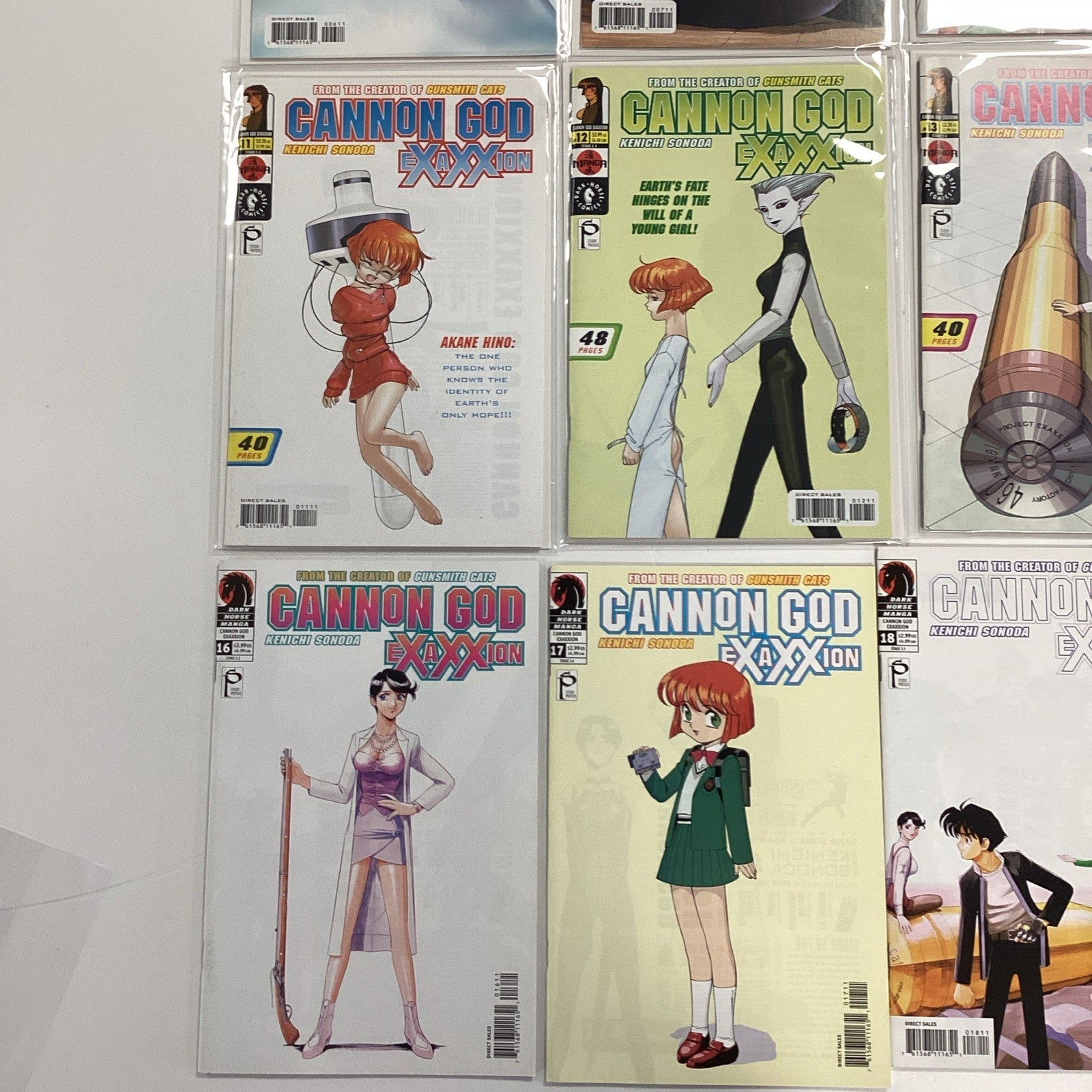 Cannon God Exaxxion #1-20 2001 Complete Set mid-high to high grades4