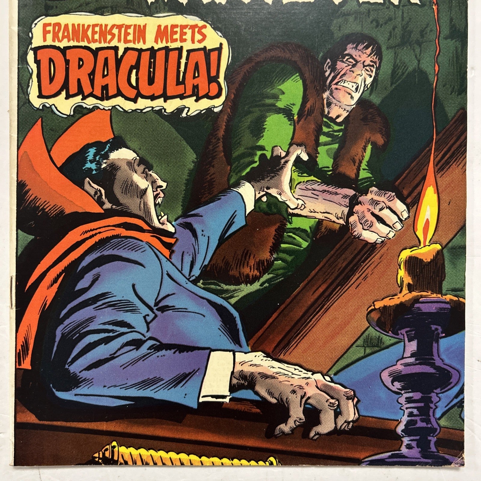 Frankenstein #8 1974 FN First Meeting With Dracula2