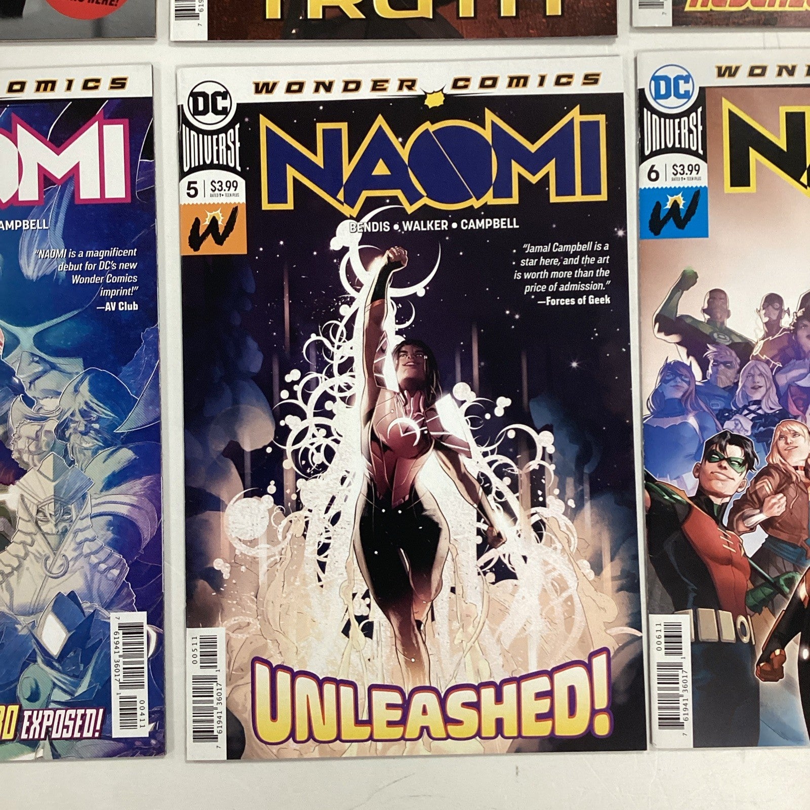 Naomi #1-6 2019 NM Complete Set #1 - 3rd Print, #2 - 2nd Print5