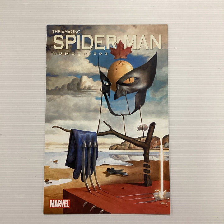 Amazing Spider-man #592 2009 NM Paolo Rivera Dali Homage Variant