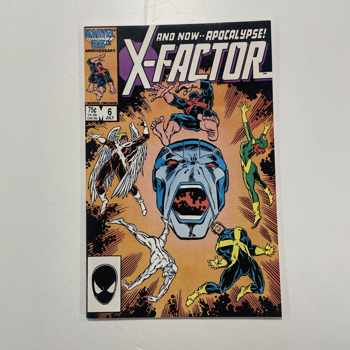 X-factor #6 1986 VF+ 1st Full Appearance of Apocalypse0