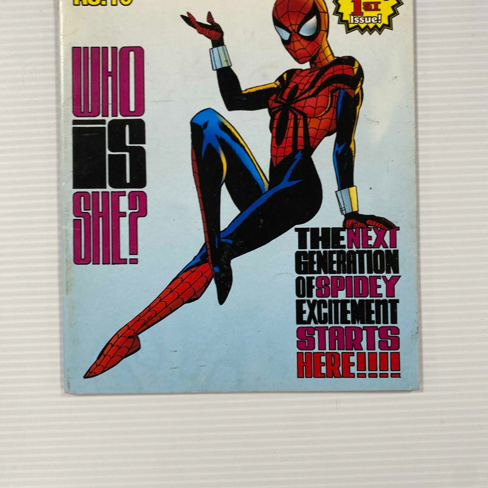 Spider-Girl #1 2002 Gotham Comics India Rare English Indian variant2