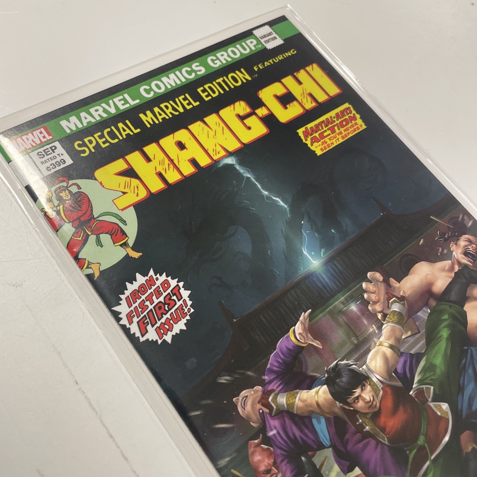 Shang-chi #1 2020 NM Derrick Chew Homage Variant Ltd to 1000 Copies With CoA4