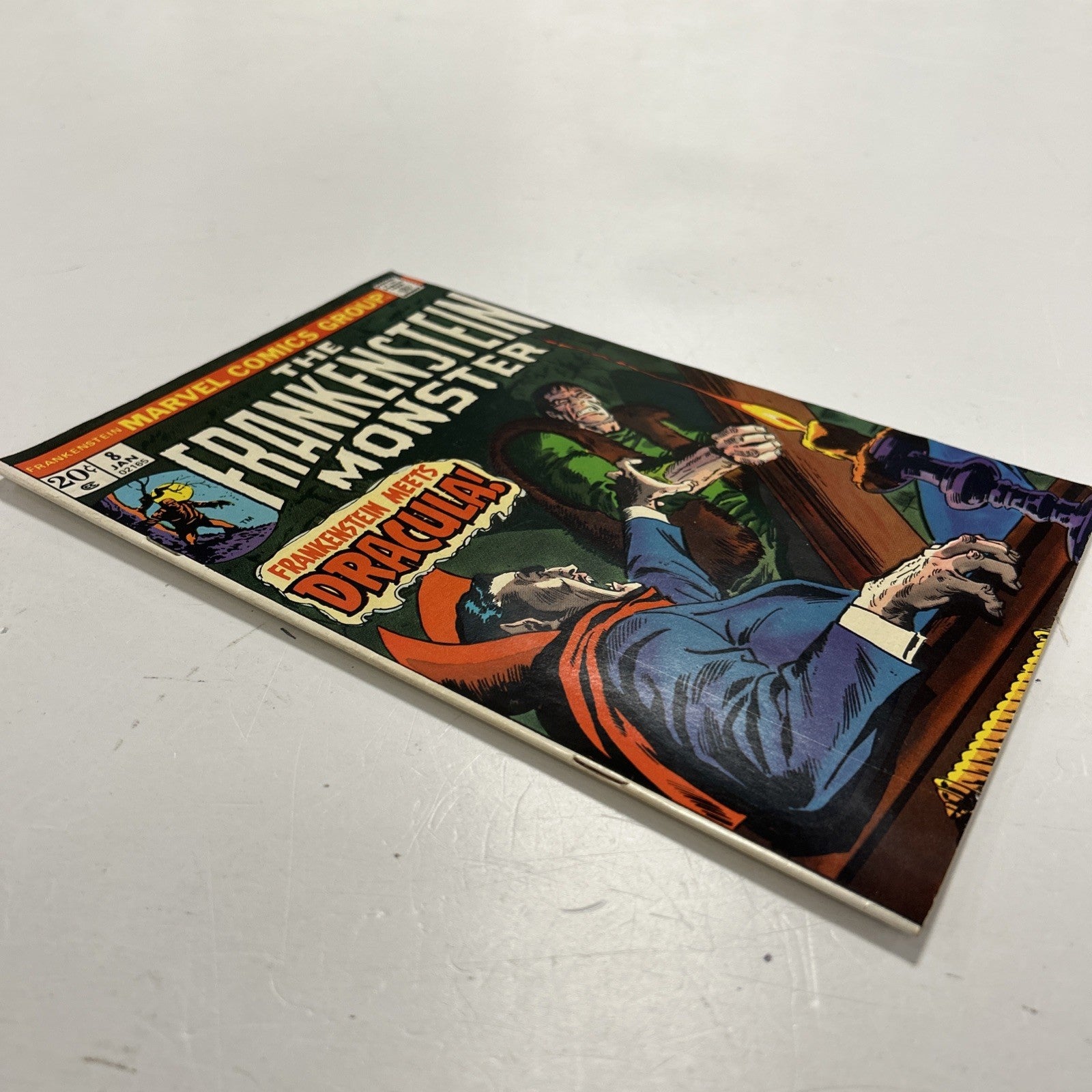 Frankenstein #8 1974 FN First Meeting With Dracula3
