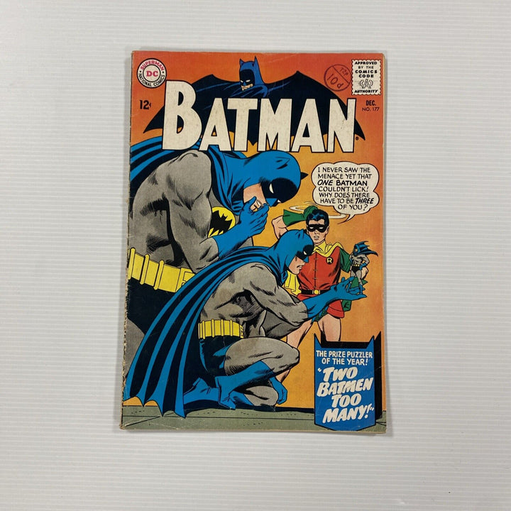 Batman #177 1965 VG Pence Stamp