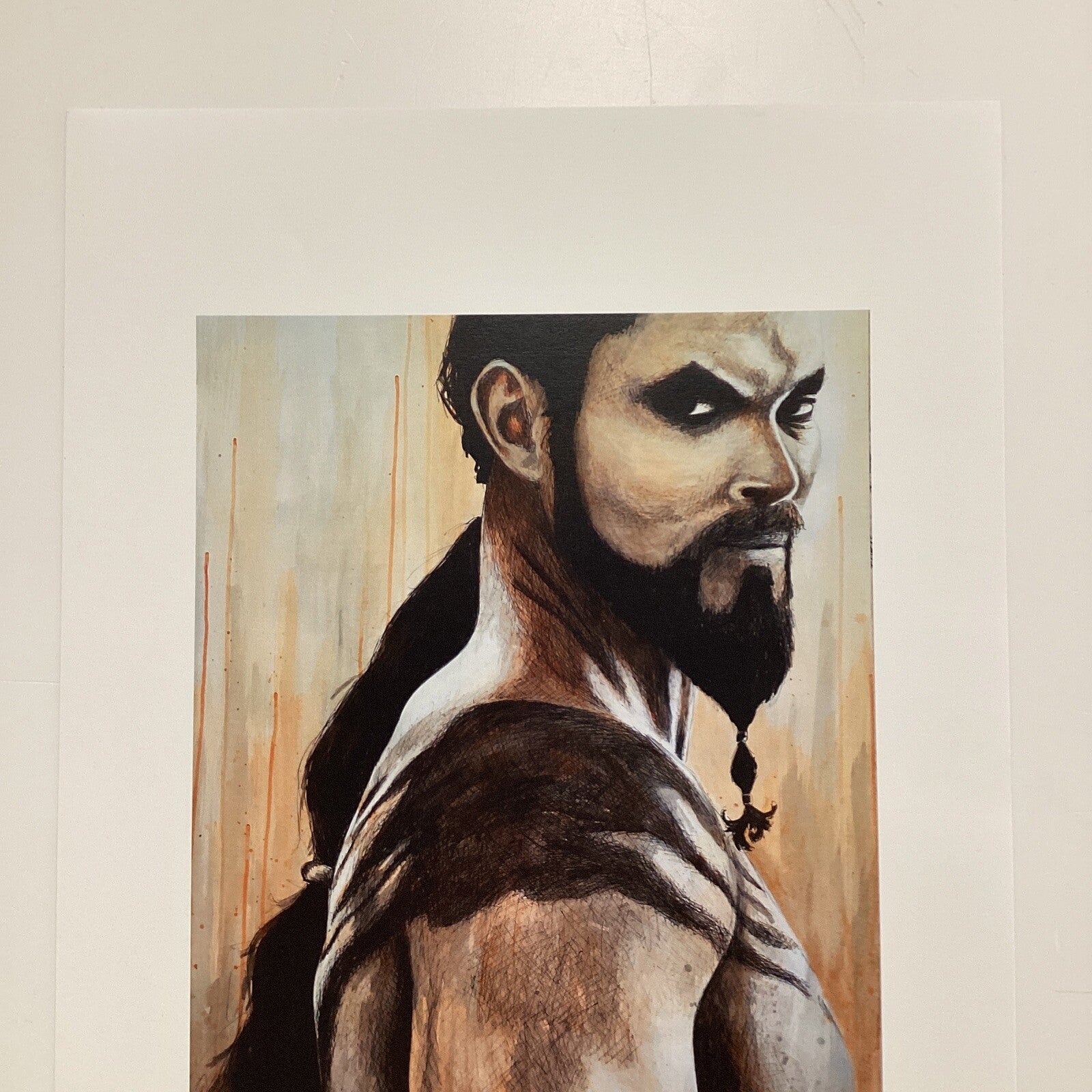Khal Drogo Signed Art Print by Becky Knapp2