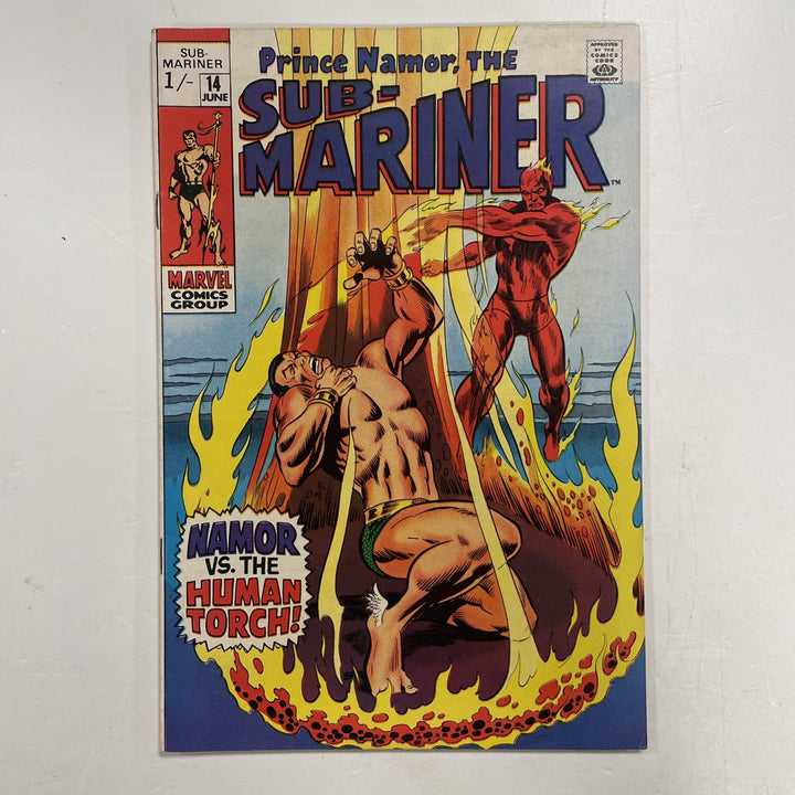 Sub-mariner #14 1969 FN+ Pence Copy0