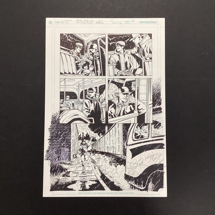 Original Artwork for Thunderbolt Jaxon #1 Page 11 By John Higgins 20060