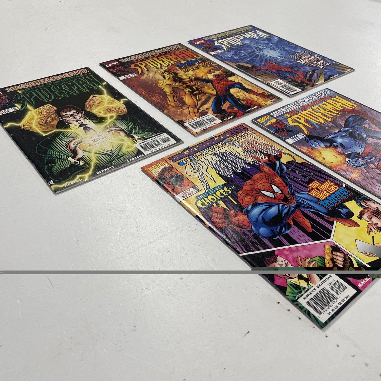 Spider-Man: The Gathering of Five #1-5 1998 Complete Set VF/NM6