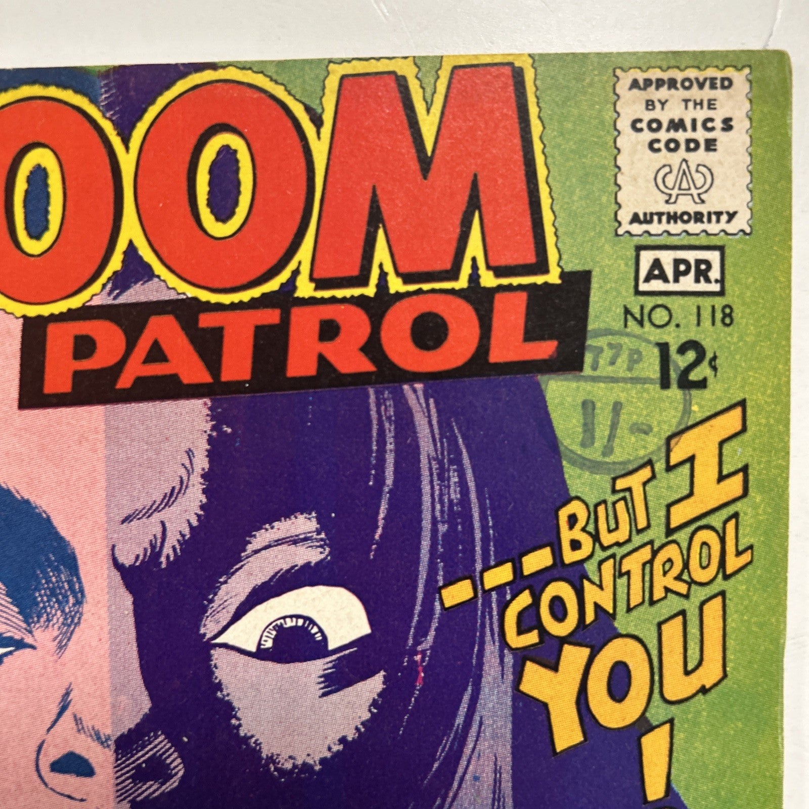 Doom Patrol #118 1968 FN- Pence Stamp4