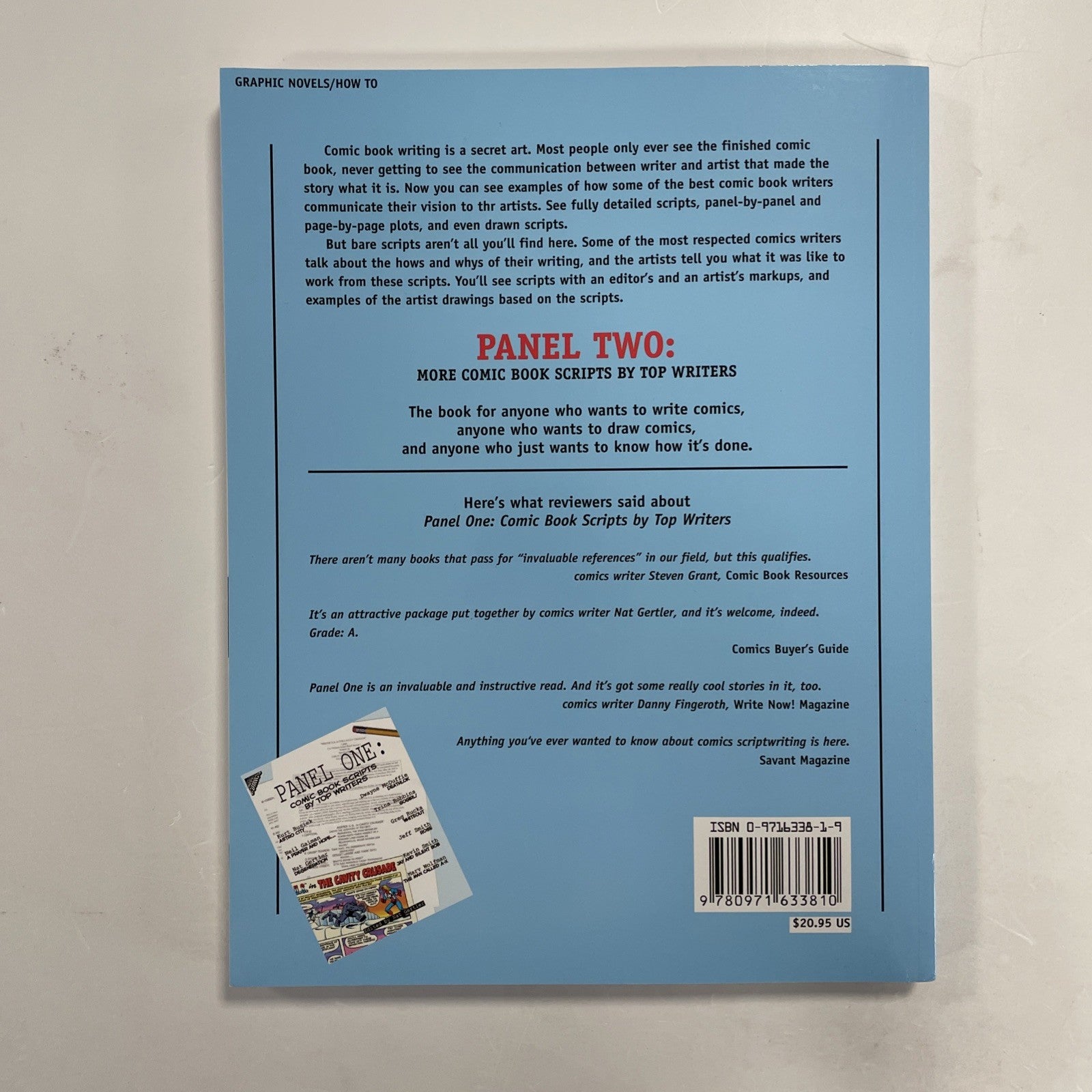 Panel One & Panel Two: Comic Book Scripts by Top Writers  2002, 2003 1st Prints14