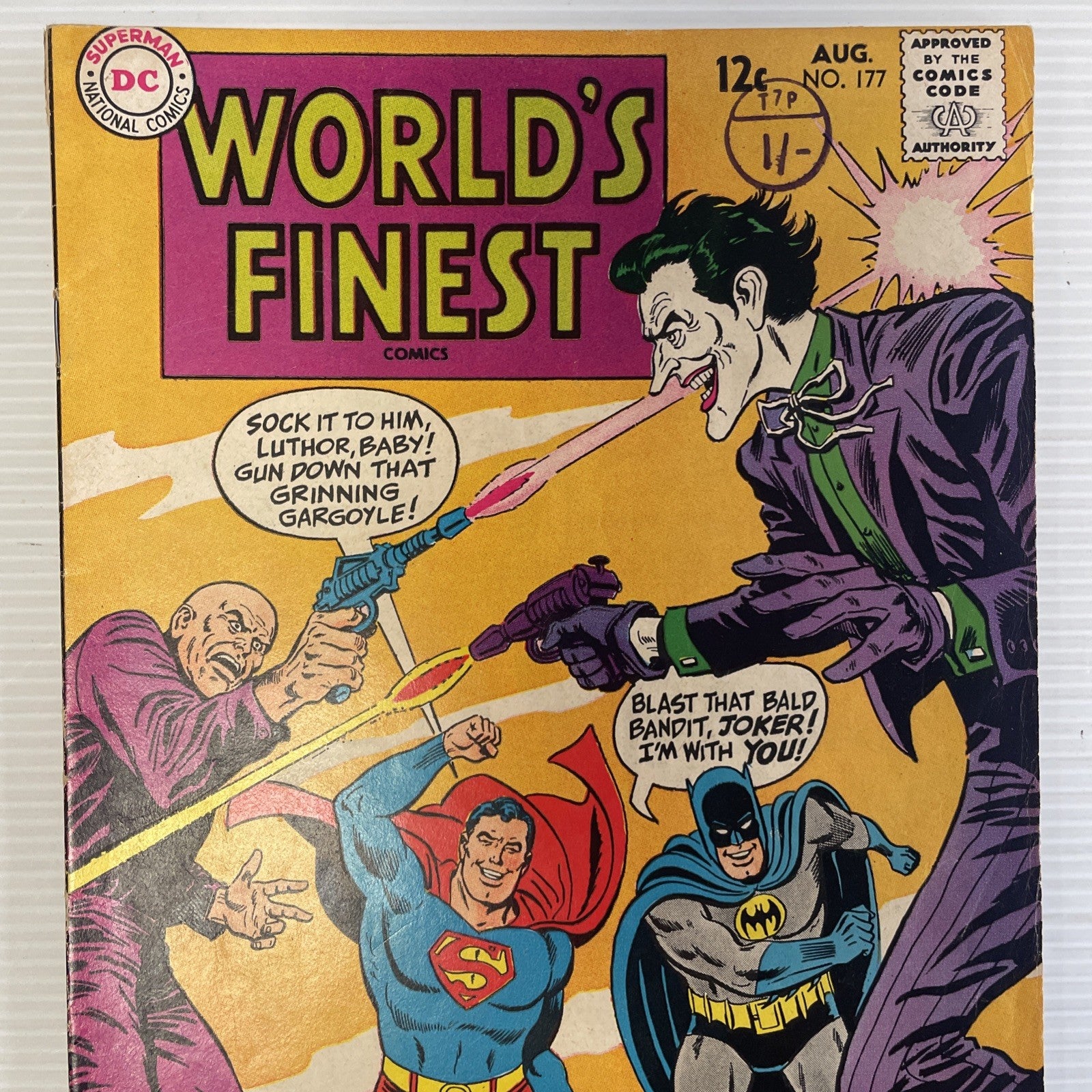 World's Finest Comics #177 1968 VG/FN Pence Stamp1