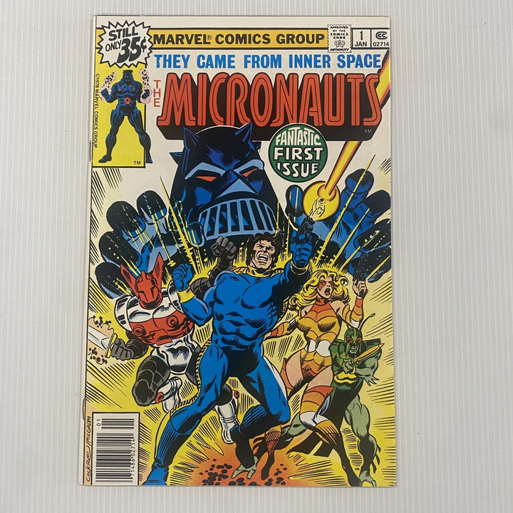 Micronauts #1 1979 NM 1st Appearance of Micronauts Baron Karza & Bug0