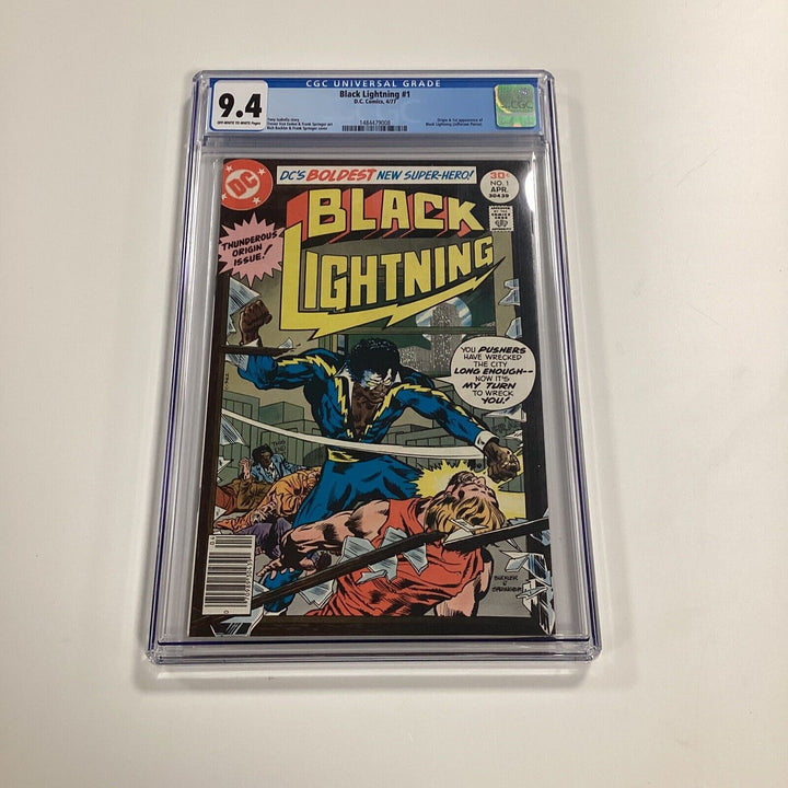 Black Lightning #1 1977 CGC 9.4 1977 1st Appearance & Origin Of Black Lightning